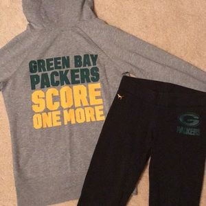 PINK Green Bay packers set